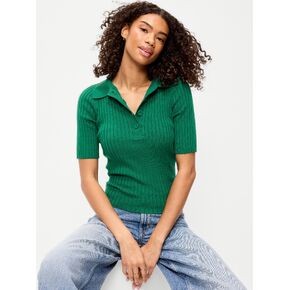 Old Navy Short-Sleeve Ribbed Polo - Rainforest Jewel in Kuwait
