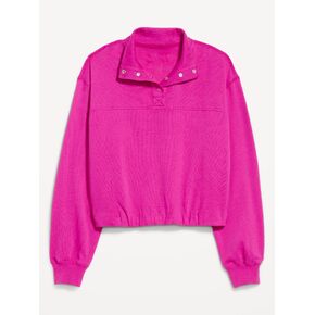 Old Navy SoComfy Funnel-Neck Sweatshirt - Dragonfruit in Saudi Arabia