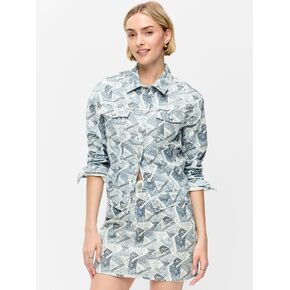 Old Navy Wow Classic Jean Jacket - Blue Bandana in Kuwait