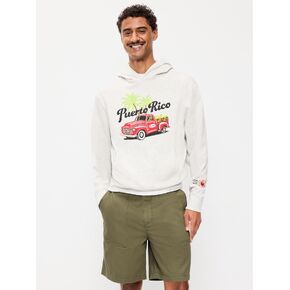 Old Navy Logo-Graphic Popover Hoodie - Light Gray (Match The Fam!) in Kuwait