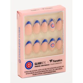 Old Navy Glamnetic x Fanatics Chicago Cubs Press-On Nail Kit - Chicago Cubs in Kuwait