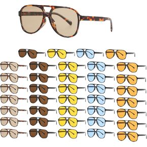 100-Pack Wholesale Retro Aviator Sunglasses - Bulk Resale Bundle Large Frame Classic 70s Style UV400 Protection in Kuwait