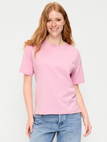تي شيرت Old Navy Vintage برقبة دائرية - برغموت in Kuwait