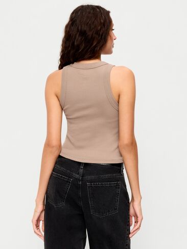 قميص بدون أكمام من Old Navy Snug - شوكولاتة مملحة in Kuwait
