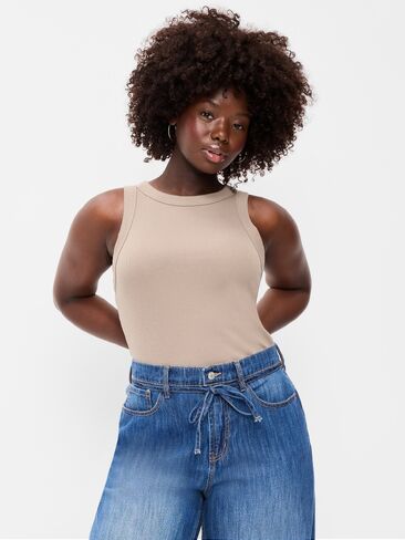 قميص بدون أكمام من Old Navy Snug - شوكولاتة مملحة in Kuwait