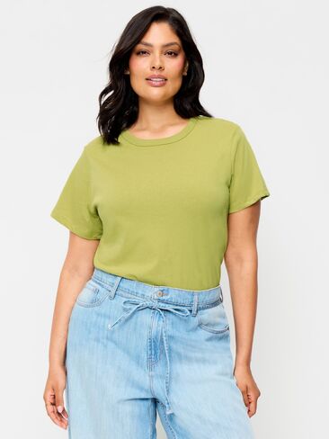 تي شيرت Old Navy EveryWear برقبة دائرية - واسابي in Kuwait