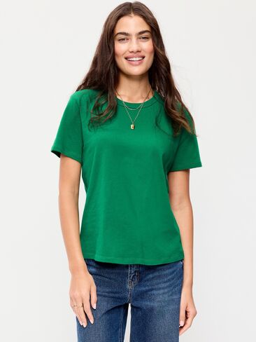 تي شيرت Old Navy EveryWear برقبة دائرية - ورق العنب in Kuwait