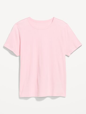 Old Navy EveryWear Crew-Neck T-Shirt - Blush On You in Kuwait