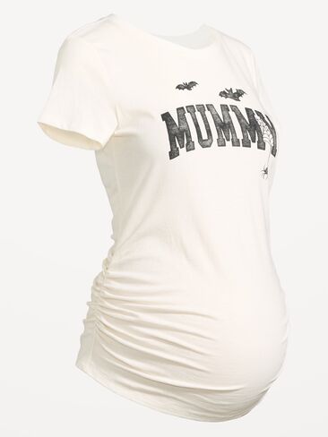 Old Navy Maternity Graphic Side-Shirred T-Shirt - Mummy in Kuwait