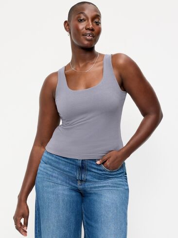 Old Navy Hug Double-Layer Scoop-Neck Tank Top - Shooting Star in Kuwait