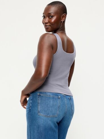 Old Navy Hug Double-Layer Scoop-Neck Tank Top - Shooting Star in Kuwait