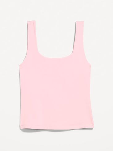 Old Navy Hug Double-Layer Scoop-Neck Tank Top - Blush On You in Kuwait