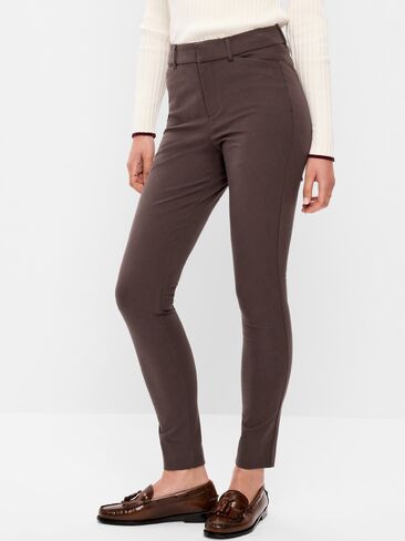 Old Navy High-Waisted Pixie Skinny Ankle Pants - Black Coffee in Kuwait