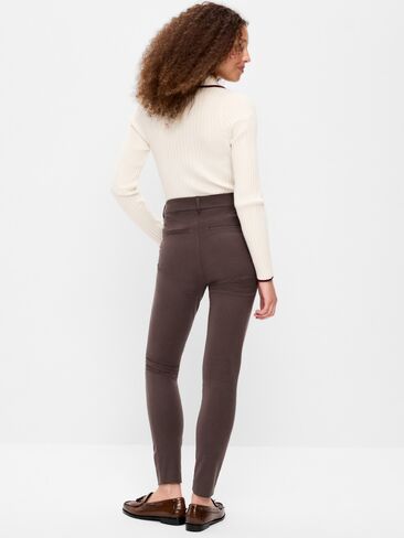 Old Navy High-Waisted Pixie Skinny Ankle Pants - Black Coffee in Kuwait