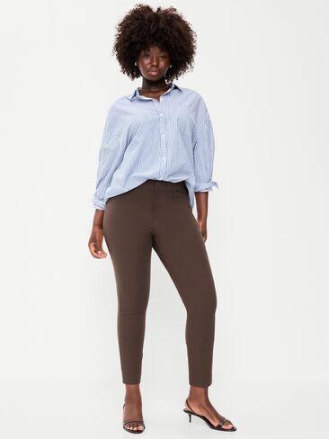 Old Navy High-Waisted Pixie Skinny Ankle Pants - Black Coffee in Kuwait