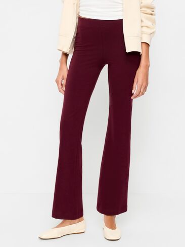 Old Navy High-Waisted Fashion Flare Leggings - Red Raisin in Kuwait