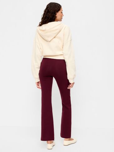 Old Navy High-Waisted Fashion Flare Leggings - Red Raisin in Kuwait