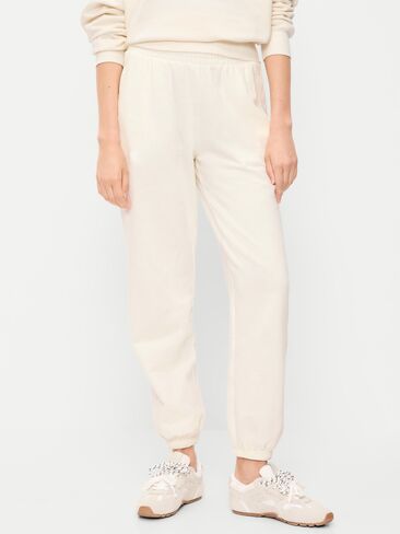 Old Navy High-Waisted SoComfy Jogger Sweatpants - Sea Salt in Kuwait