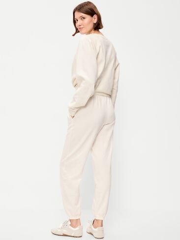 Old Navy High-Waisted SoComfy Jogger Sweatpants - Sea Salt in Kuwait