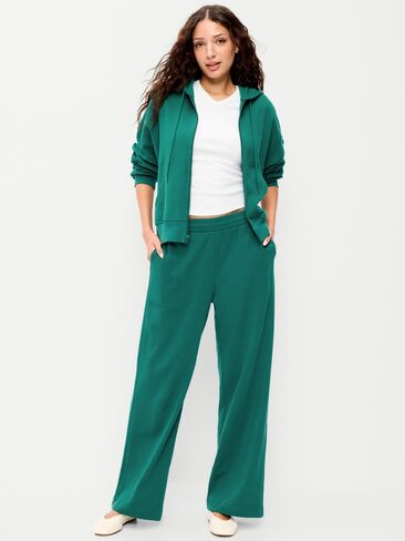 Old Navy High-Waisted SoComfy Wide-Leg Sweatpants - Deep Lagoon in Kuwait