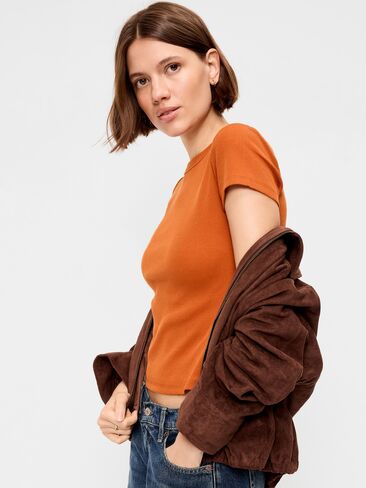 Old Navy Snug Crop T-Shirt - Spice of Life in Kuwait
