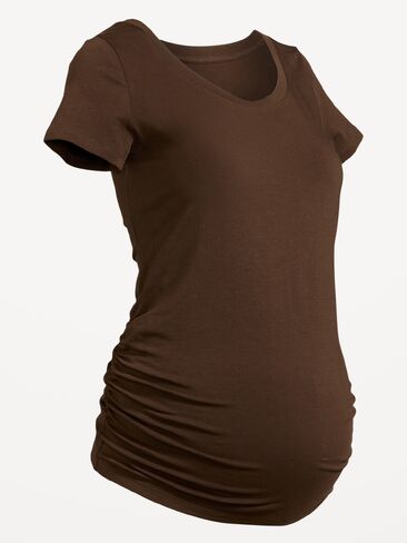 Old Navy Maternity Scoop-Neck T-Shirt - Earthen in Kuwait