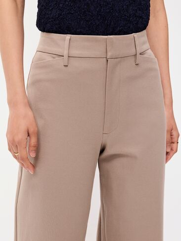 Old Navy High-Waisted Pixie Super Wide-Leg Pants - Chocolate Malted in Kuwait