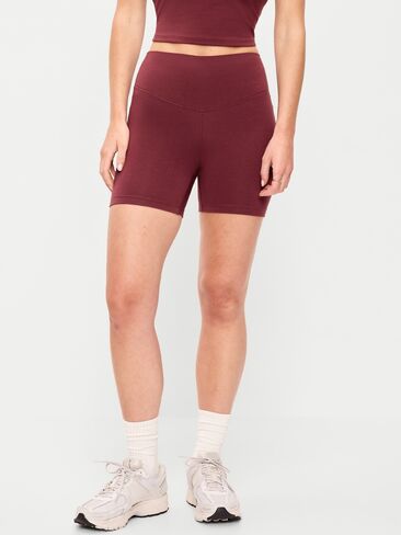Old Navy High-Waisted PowerChill Biker Shorts -- 5-inch inseam - Wine Tasting in Kuwait