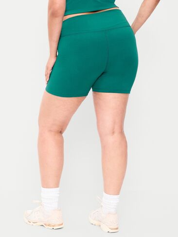 Old Navy High-Waisted PowerChill Biker Shorts -- 5-inch inseam - Deep Lagoon in Kuwait
