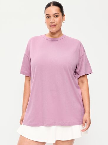 Old Navy Oversized EveryWear Tunic T-Shirt - Rose Dawn in Kuwait