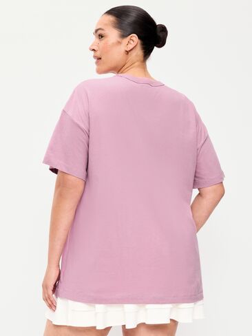 Old Navy Oversized EveryWear Tunic T-Shirt - Rose Dawn in Kuwait