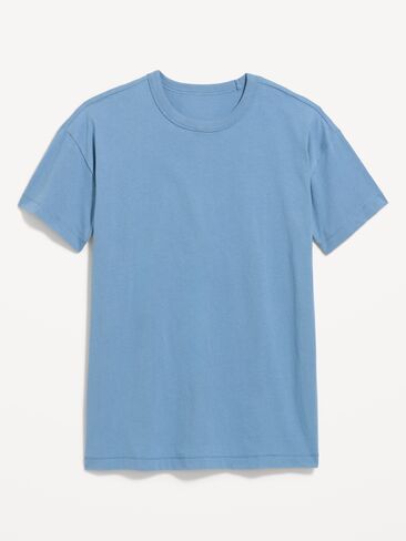تي شيرت Old Navy كبير الحجم EveryWear Tunic - أزرق طبيعي in Kuwait