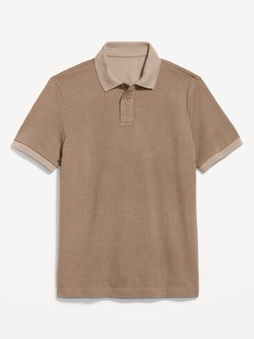 Old Navy Classic Fit Pique Polo - Houndstooth in Kuwait