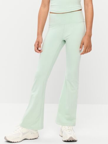 Old Navy بنطال ضيق عالي الخصر StudioSmooth واسع للفتيات - Soft Aloe in Kuwait