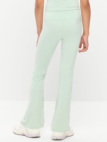 Old Navy بنطال ضيق عالي الخصر StudioSmooth واسع للفتيات - Soft Aloe in Kuwait
