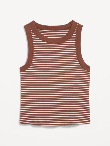 دبابة Old Navy Snug Ringer - شريط بني ترابي in Kuwait