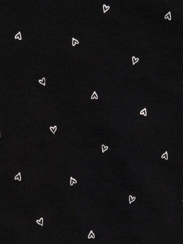 Old Navy Softest Printed Short-Sleeve T-Shirt for Girls - Black Hearts in Kuwait