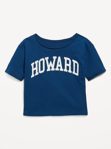 Old Navy College Off-Shoulder Graphic T-Shirt for Girls - Obscure Night in Kuwait