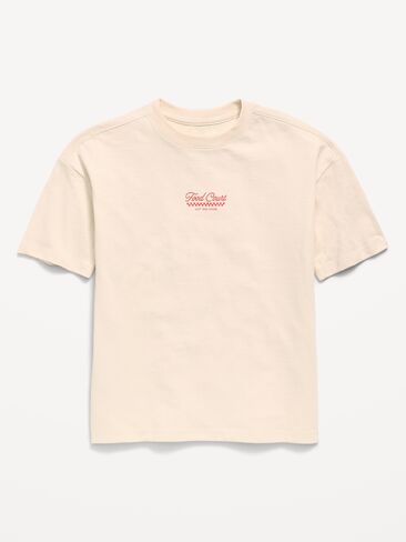 تي شيرت برسومات كبيرة الحجم بأكمام قصيرة للأولاد من Old Navy - Wish Bone in Kuwait