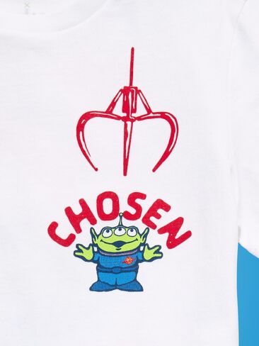 تي شيرت Old Navy Old Navy x Pixar Toy Story برسوم محايدة للجنسين للأطفال - زنابق بيضاء in Kuwait