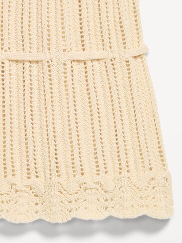Old Navy Seaside Cotton Pointelle Peplum Tank Top - Cozy Cashmere in Kuwait