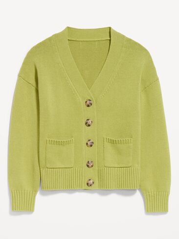 Old Navy Seaside Cotton V-Neck Cardigan Sweater - Wasabi in Kuwait