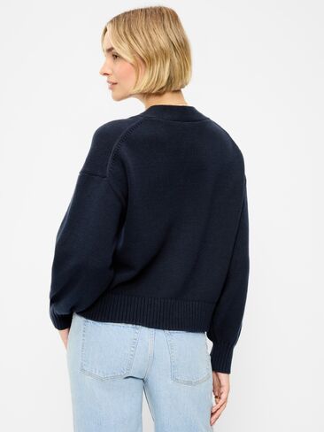 Old Navy Seaside Cotton V-Neck Cardigan Sweater - In the Navy in Kuwait