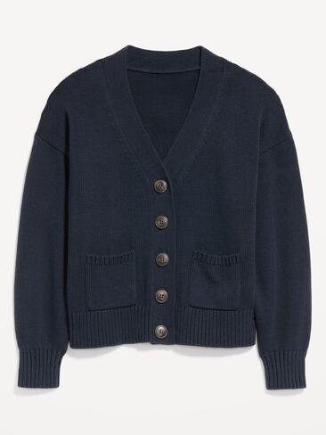Old Navy Seaside Cotton V-Neck Cardigan Sweater - In the Navy in Kuwait