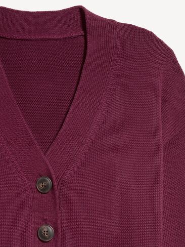 Old Navy Seaside Cotton V-Neck Cardigan Sweater - Red Lacquer in Kuwait