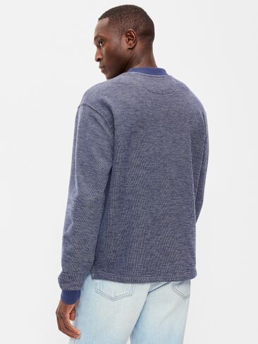 تي شيرت Old Navy Workwear Fleece Henley - الحياة الليلية in Kuwait
