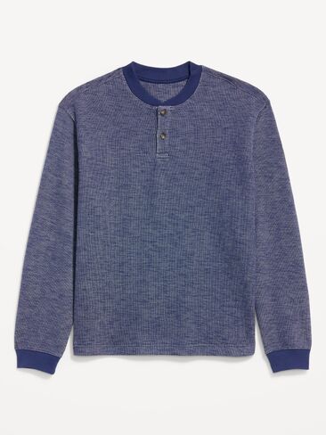 تي شيرت Old Navy Workwear Fleece Henley - الحياة الليلية in Kuwait
