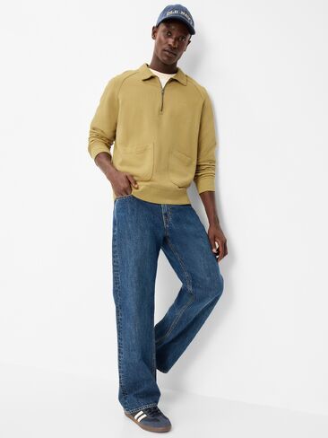 Old Navy Workwear سترة صوفية ذات ياقة - كيس ورقي in Kuwait
