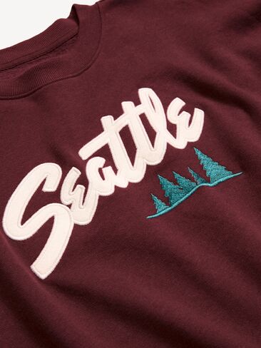 Old Navy SoComfy Oversized Crew-Neck Sweatshirt - Reddy Or Not in Kuwait