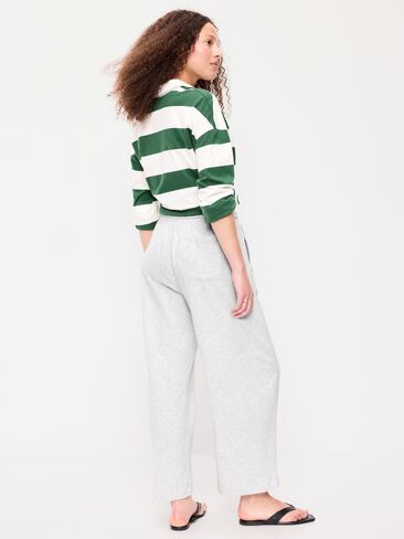 بنطال رياضي SoComfy Barrel متوسط ​​الارتفاع من Old Navy - رمادي فاتح منقط in Kuwait